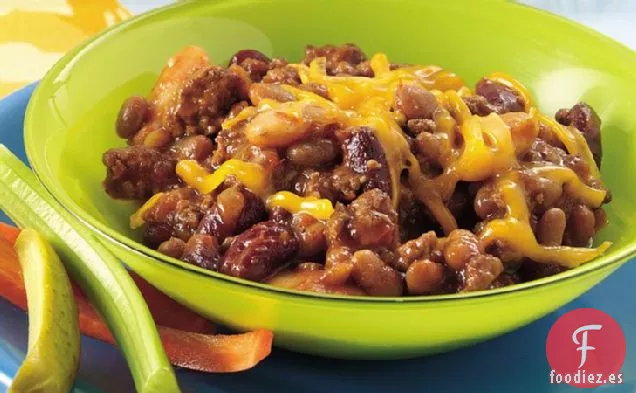 Carne Molida y Frijoles Favoritos de Cocción Lenta