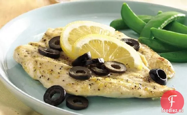 Pollo al Limón con Aceitunas