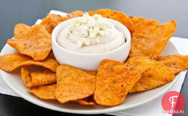 Salsa de Frijoles Blancos con Queso Azul