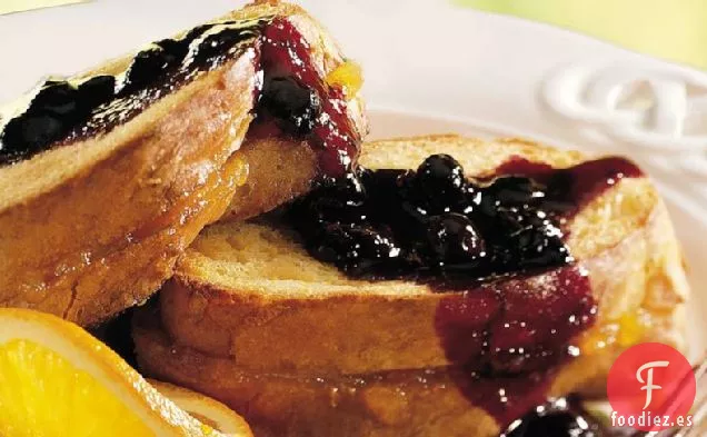 Tostada Francesa de Arándano y Naranja