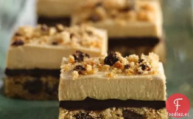 Barras de Capa de Mantequilla de Cacahuete y Chocolate Sin Gluten