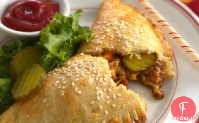 Calzones para Hamburguesas con Queso