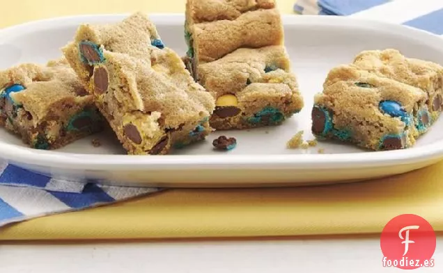 Barras de Galletas de Caramelo de Chocolate