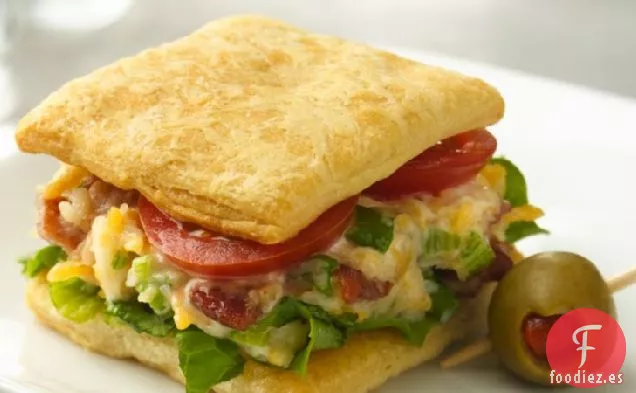 Mini Sándwiches BLT con Queso