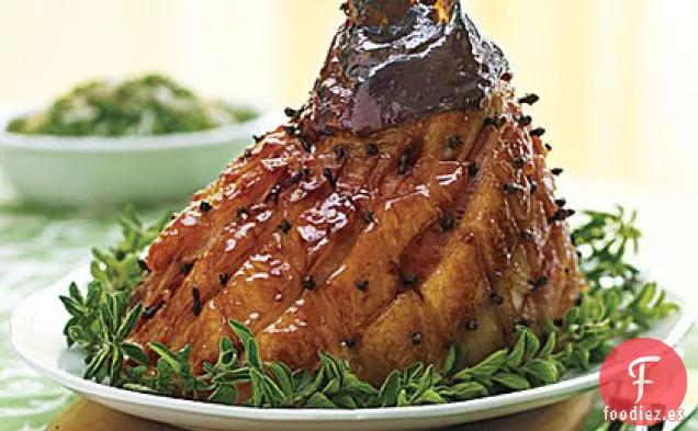 Jamón Glaseado de Mostaza y Melaza