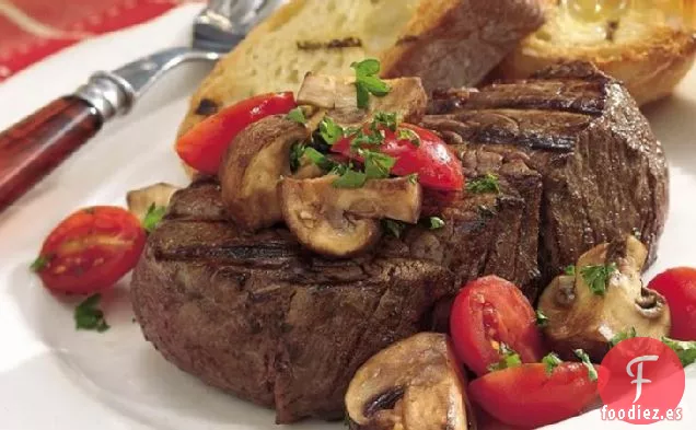 Champiñones y Tomates a la Parrilla