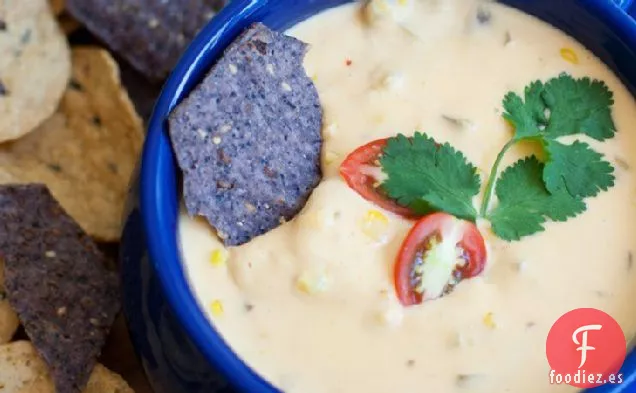 Queso de Maíz Tostado, Tomate y Ajo