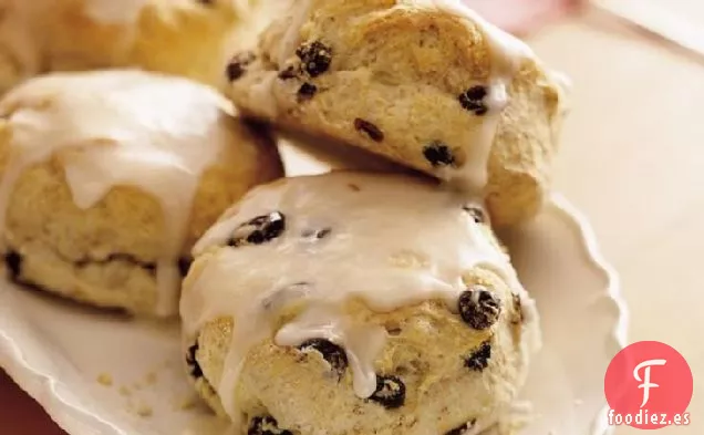 Galletas de Pasas de Uva y Canela Glaseadas