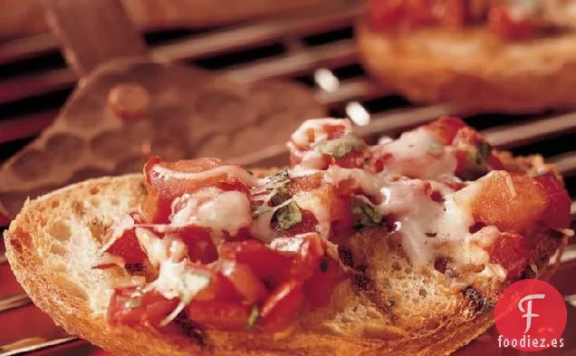 Crostini de Tomate y Pimiento Asado