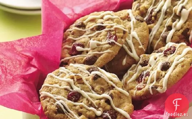 Galletas de Arándanos con Doble Chocolate