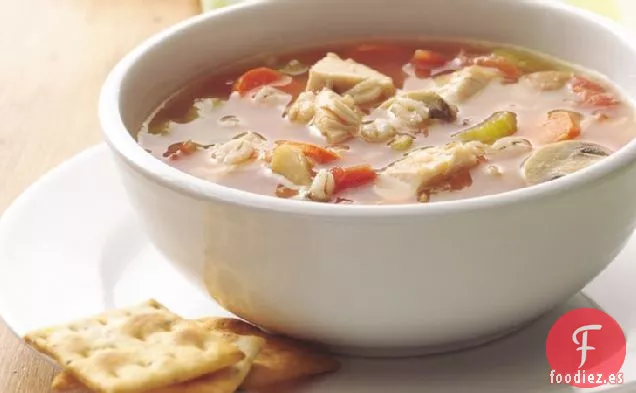 Sopa de Pollo y Cebada