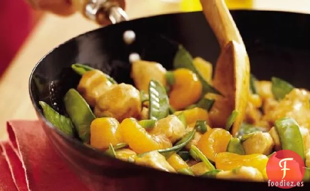 Salteado de Pollo a la Mandarina