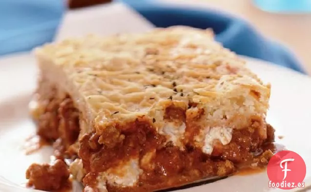 Pastel de Carne Italiano con Queso