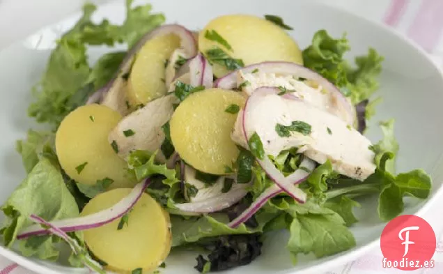 Ensalada de Pollo y Patata con Perejil