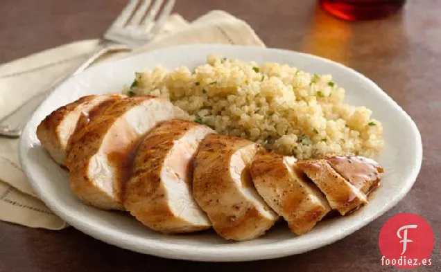 Pechugas de Pollo Con Miel, Ajo y Balsámico