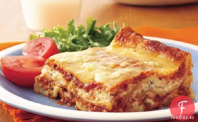 Lasaña Fácil Sin Carne