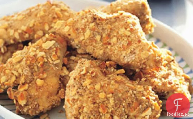 Pollo al horno con Pretzel y mostaza