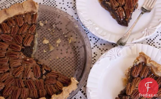 Pastel de Nueces de Chocolate Mexicano