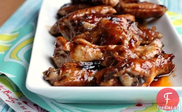 Alitas en Salsa de Ají y Ajo para Barbacoa