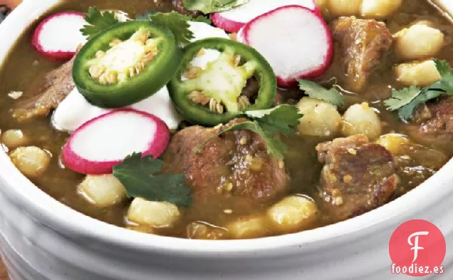 Posole Verde de Cocción Lenta