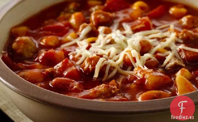 Estofado de Minestrone sin Gluten de Cocción Lenta