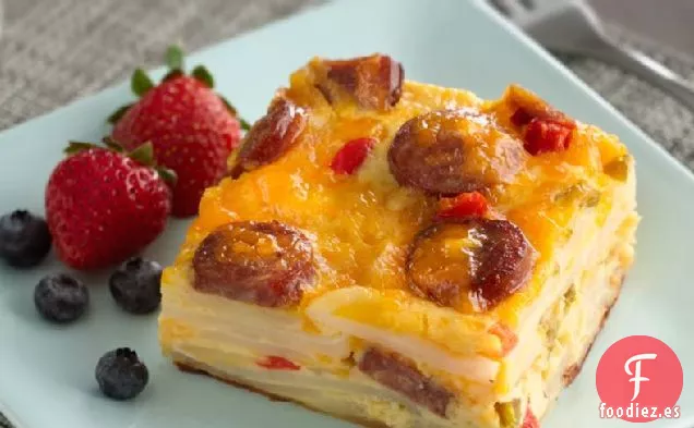 Hornea con Huevo de Patata Y Salchicha