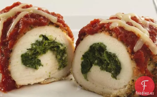 Pollo Relleno Flaco a la Parmesano