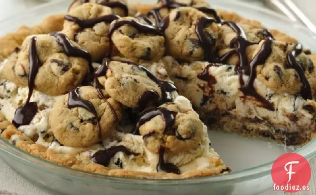Pastel de Helado de Galletas con Chispas de Chocolate