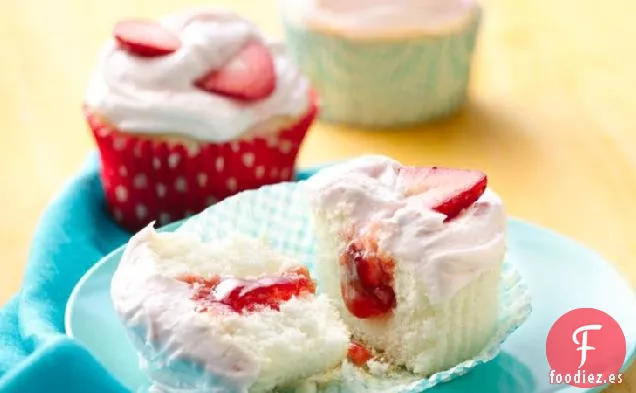 Bolsillos de Cupcakes de Fresa