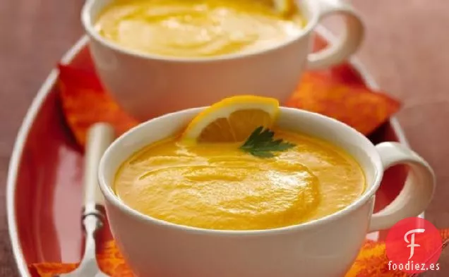 Sopa de Zanahoria con Jengibre de Cocción Lenta