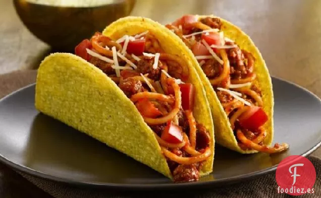 Tacos de Espagueti de Fiesta