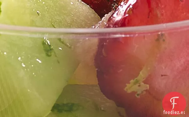 Mezcla de Fruta Fresca con Lima y Jengibre