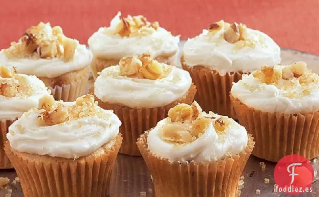 Mini Cupcakes de Arce y Nuez