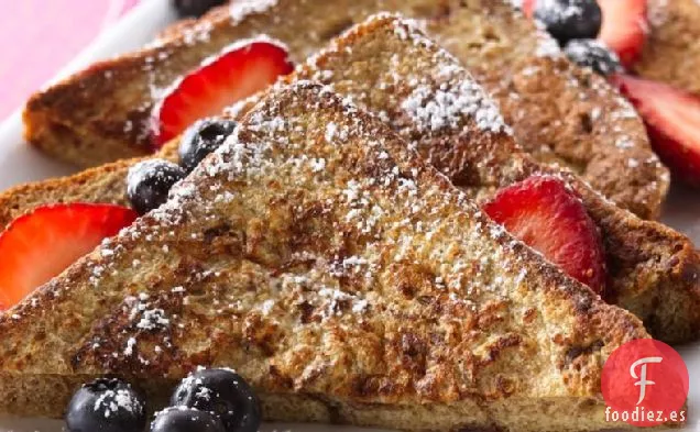 Tostada Francesa con Pasas de Uva y Canela