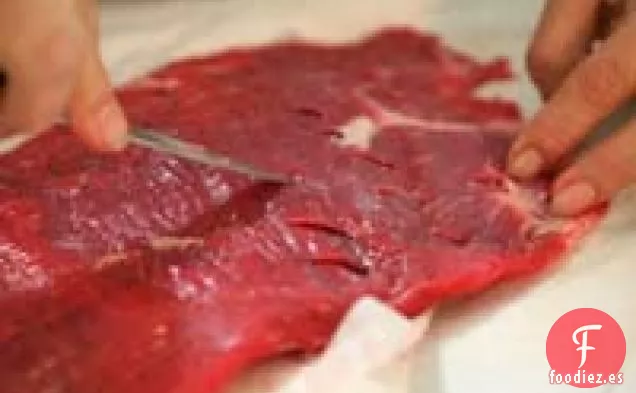 Bistec De Flanco Frito Rápido Y Fácil