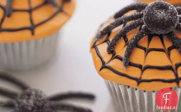 Cupcakes de Telaraña