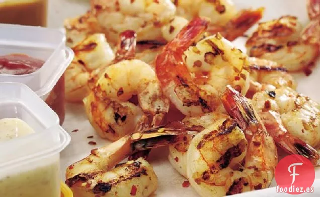 Plato de Camarones A La Parrilla Picante
