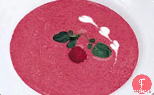 Sopa de Frambuesa Fría