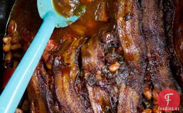 Recetas De Frijoles Horneados Familiares Con Piña Y Tocino De Th