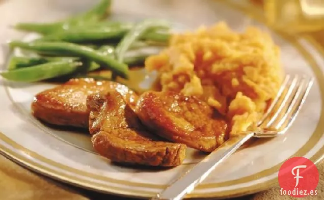 Rodajas de Cerdo Caramelizadas
