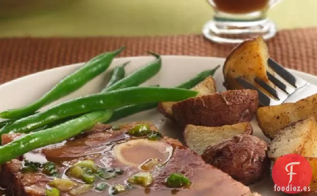 Filete de Jamón a la Parrilla de Arce y Mostaza