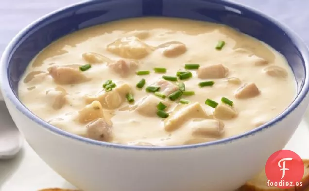 Sopa de Pollo con Queso y Jamón