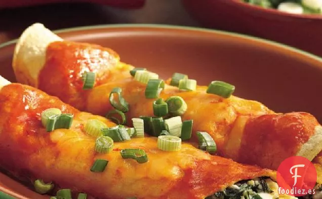 Enchiladas Cremosas de Espinacas