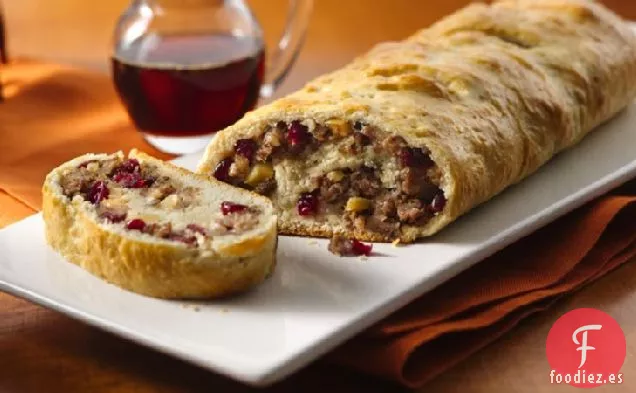 Pan de Manzana con Salchicha de Cerdo