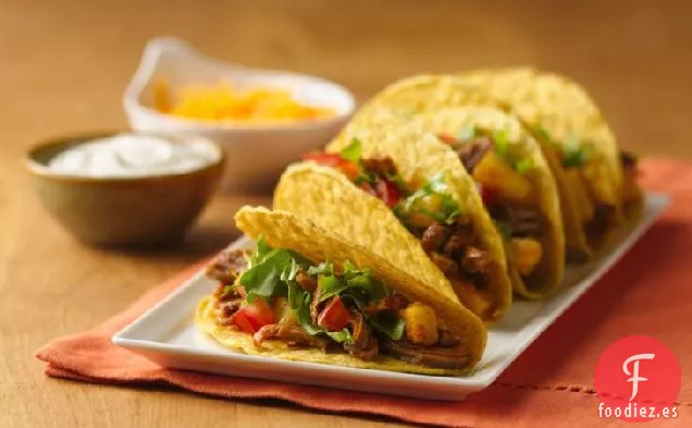 Tacos de Piña y Cerdo de Cocción Lenta