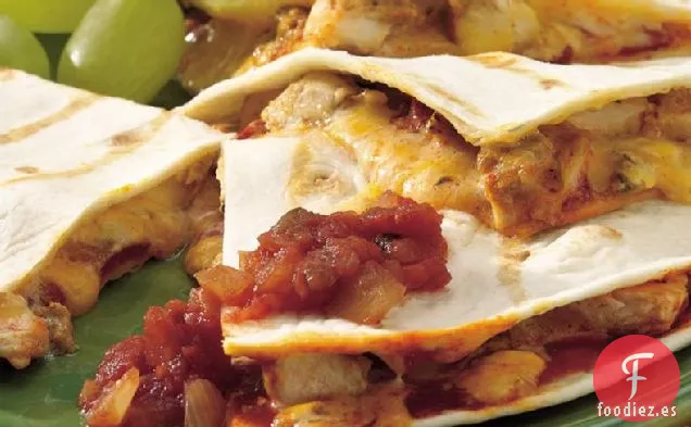 Quesadillas de Enchilada a la Parrilla