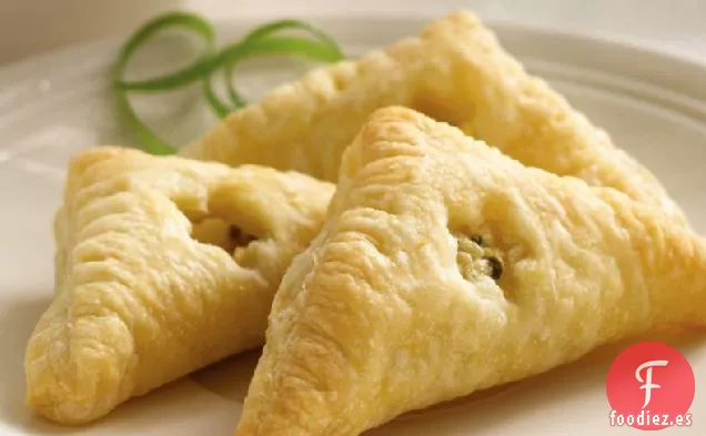 Empanadas de Queso Feta, Limón y Cebollino