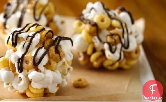 Bolas de Palomitas de Maíz de Dulce de Leche