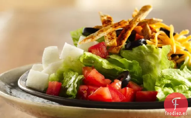 Ensalada Santa Fe con Pajitas de Tortilla
