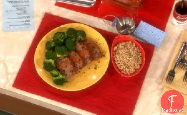 Cena de Pastel de Carne de Arándanos de 500 Calorías